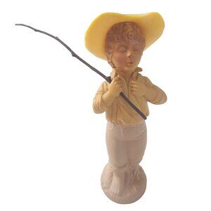 Avon Catch-a-Fish Boy Field Flowers with 3oz Cologne and pole